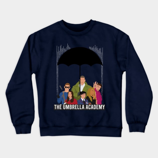 Umbrella Academy Minimalist Crewneck Sweatshirt by Bruno.Artist 